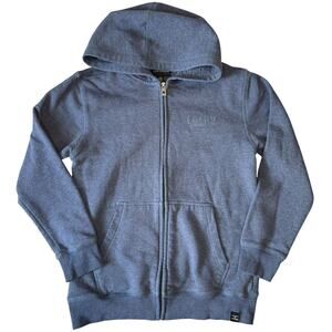 Lucky Brand Full Zip Blue Sweatshirt Hoodie Kids size Large 14-16
